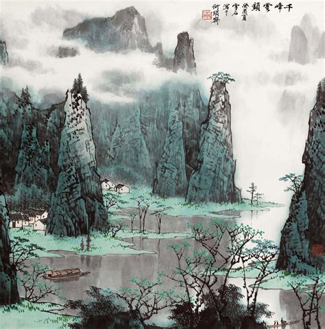 山水畫照片|中国传世经典山水画49幅，大饱眼福！